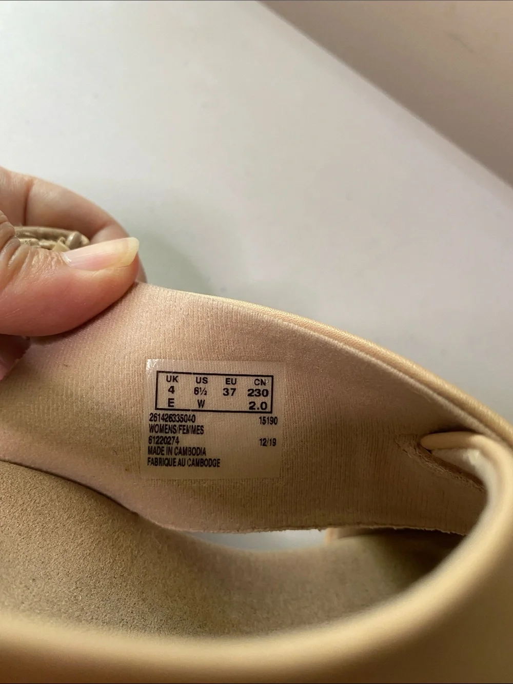 Clarks Beige Crossover Slingback Wedge Sandals